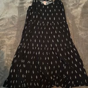 Spaghetti strap black dress